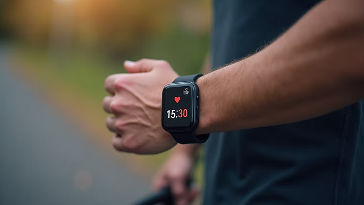 Wearable technology monitoring heart rate for fitness optimization