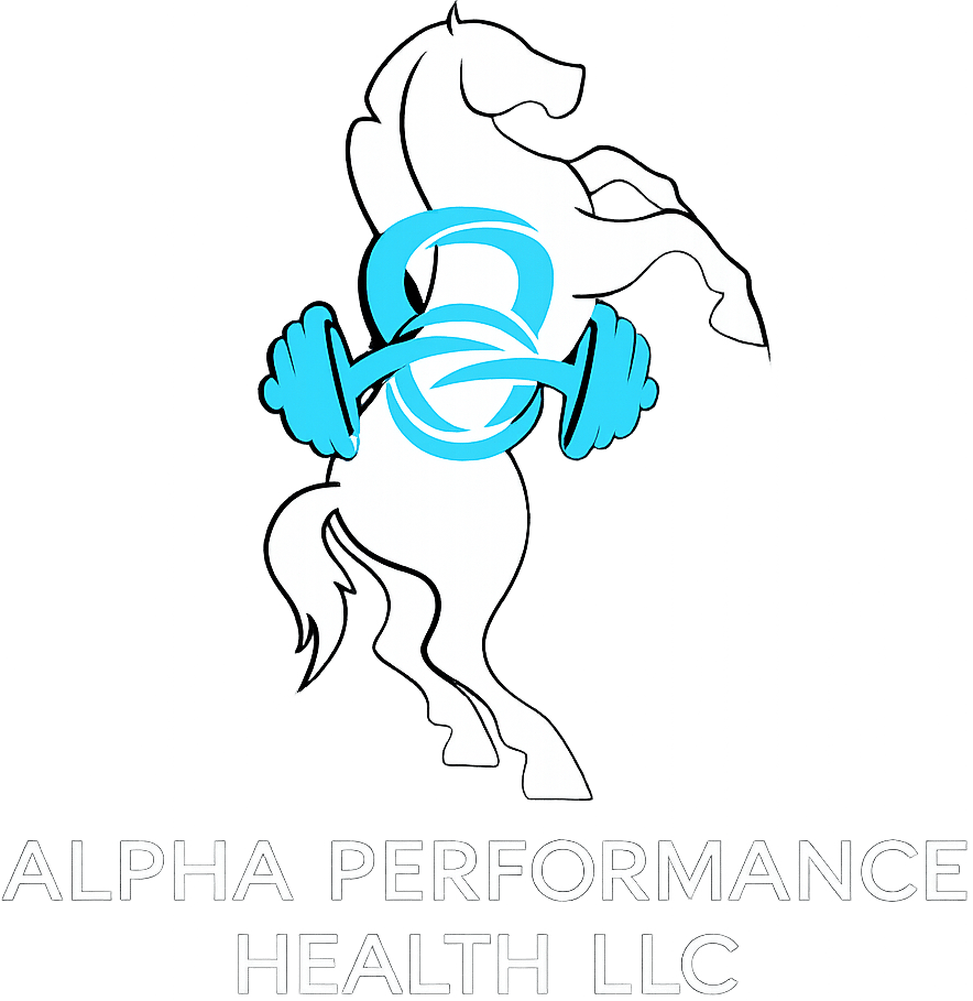 Alpha Performance Health Light Logo