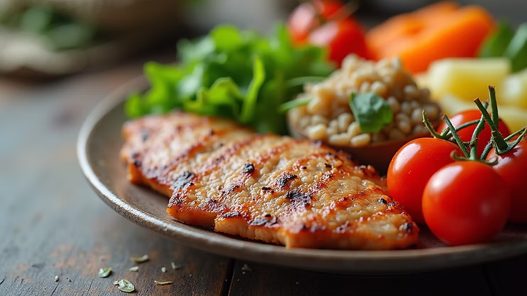 Balanced nutrition supporting fitness goals